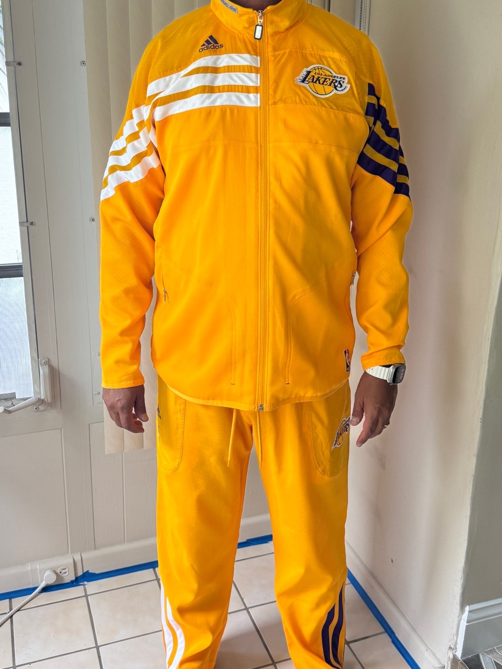 Vintage Los Angeles Lakers Adidas Tracksuit - NBA Authentic